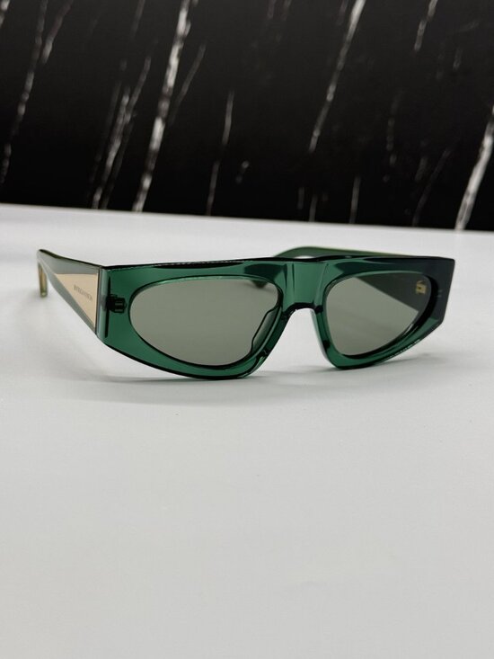 NEW BOTTEGA VENETA BV1277S 003 WOMEN GREEN SUNGLASSES main image 8